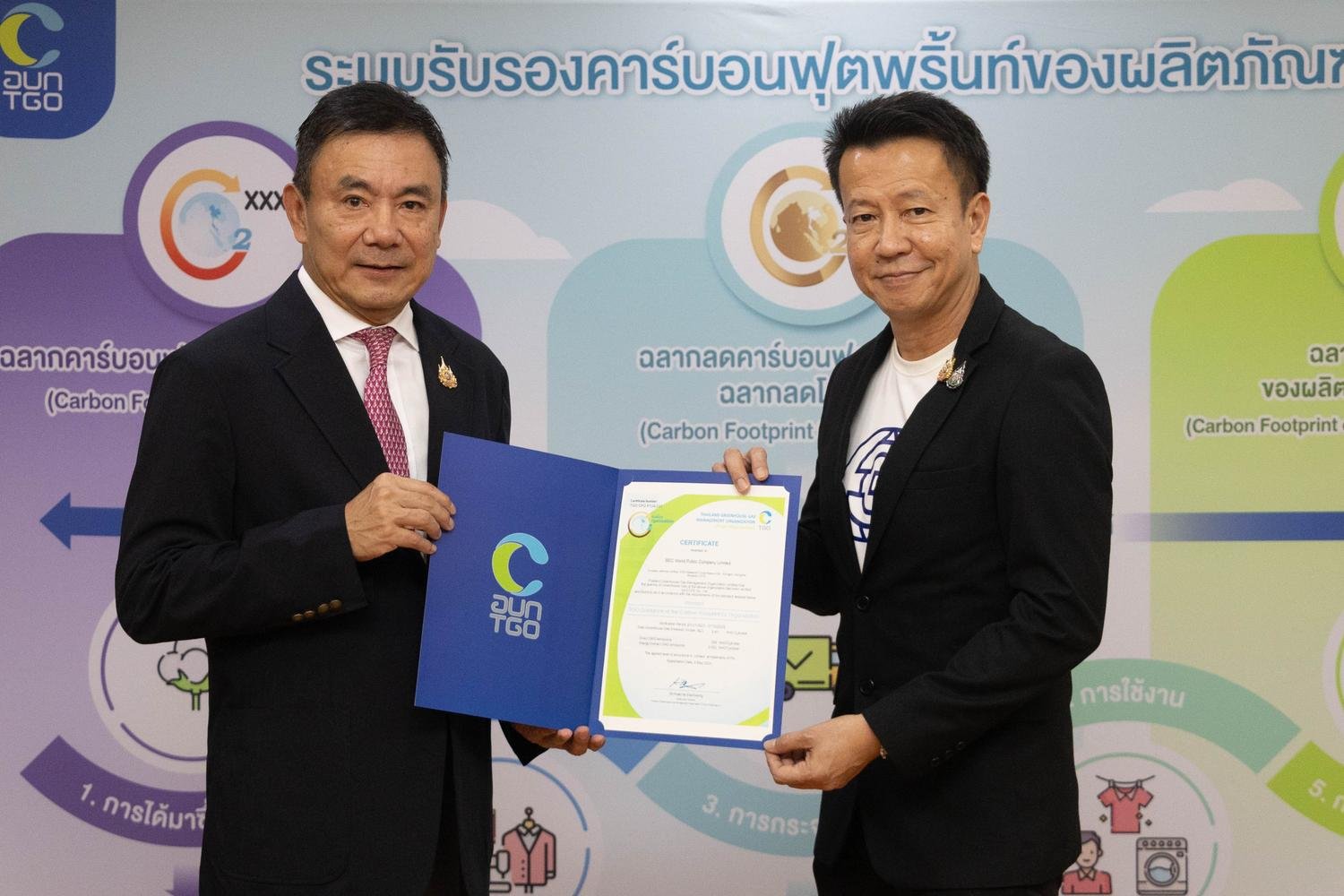 BEC Group received the certification “TGO Guidance of the Carbon Footprint for Organization 2024” from TGO